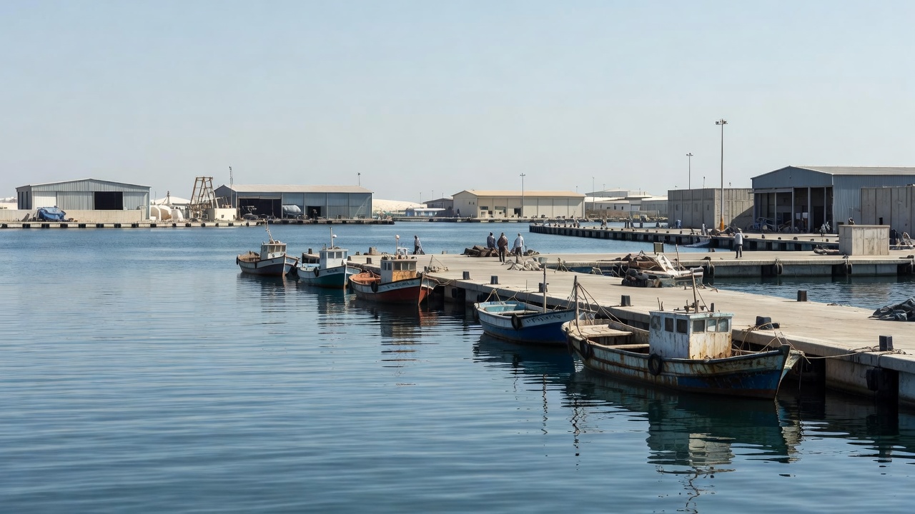 Qatar Civil Defence Contains Fire Aboard Marine Vessel at Al Wakrah Port